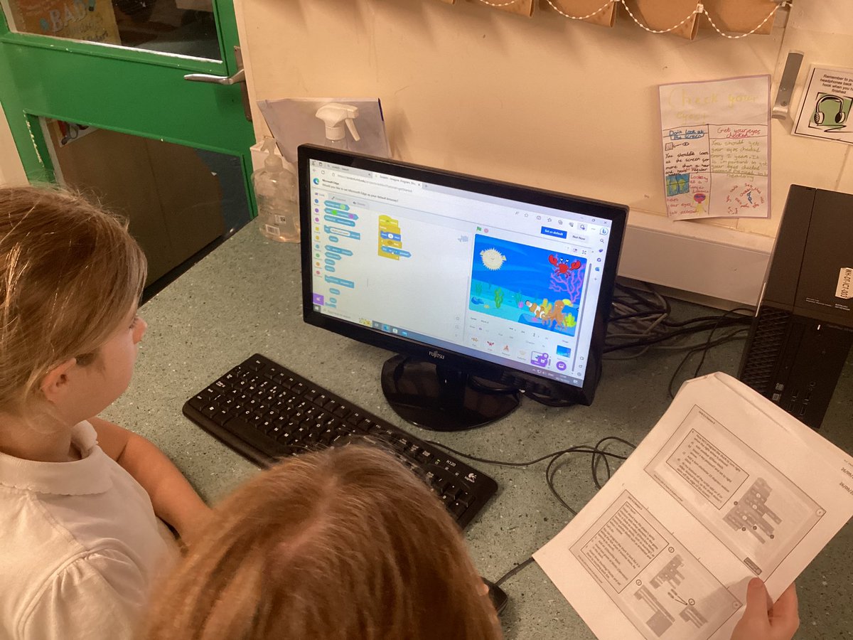 whcps's tweet photo. Creating code is tricky, but Year 5 are working hard to follow and create their own code to make a game ๐ฎ. It is a case of slow and steady ๐ข and lots of double checking. โ
#whcyear5 #whccomputing https://t.co/U2vwGaB8Ko