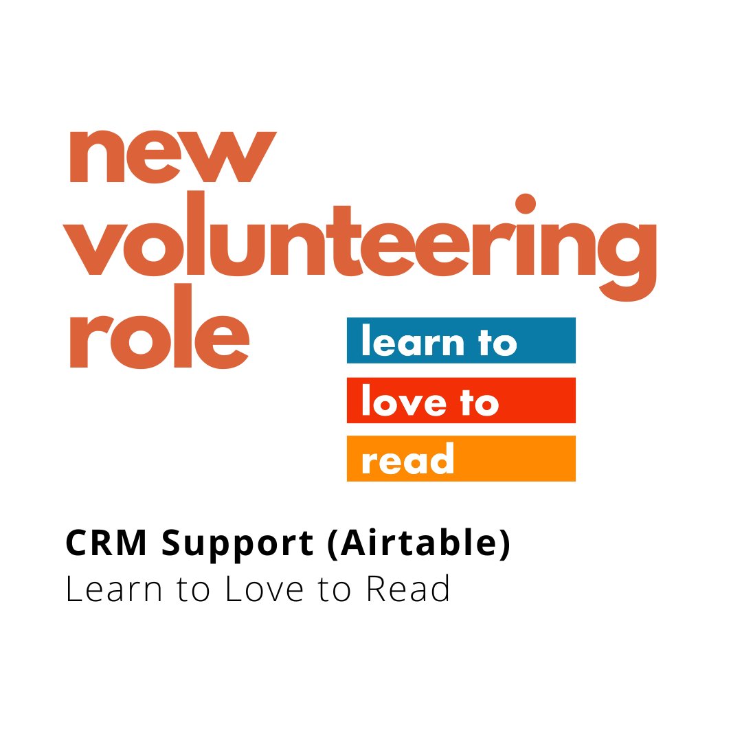📖 @learn2love2read is seeking a #SkilledVolunteer to enhance their processes. They use Airtable as their CRM and need help optimising data management, communication with service users, and impact tracking.
Find out more here: linkuplondon.org/opportunity/cr… #wandsworth #literacymatters