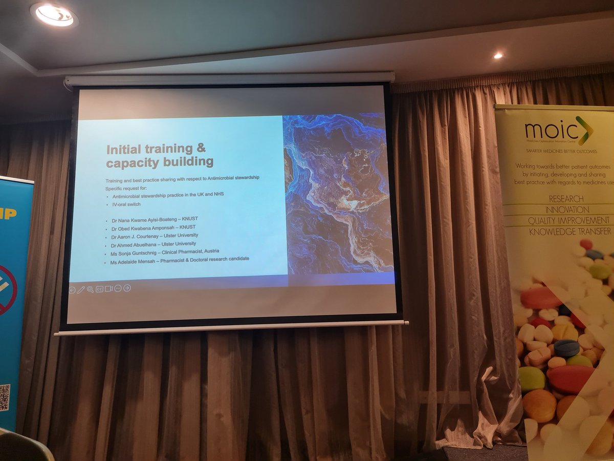 VCarterAMR's tweet image. Really exciting launch event for the @caranetwork1, exciting to learn about their future plans and current progress. Great to see a fellow colleague @AJCourtenay also from @CW_Pharmacists presenting about the #CwPAMS Knust parnership. Looking forward to present from a patient…