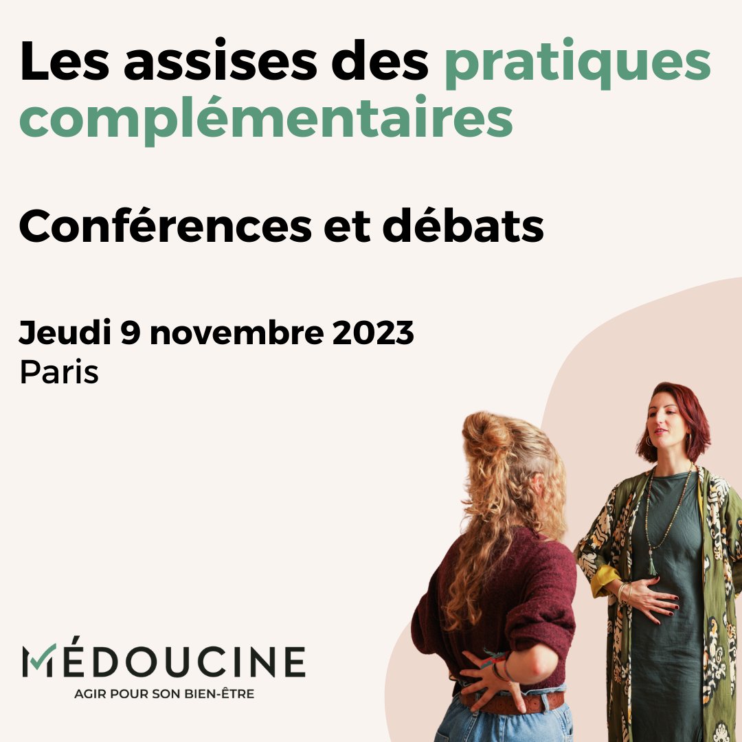 cigognesespoir's tweet image. Assises des Pratiques complémentaires, événement exceptionnel qui aura lieu 9/11/2023 à Paris
Une journée pour réfléchir au bon usage des pratiques
Complémentaires et à leur contribution au futur de la #santé. …atiques-complementaires.medoucine.com/?utm_source=le…  #medecinedouce #santenaturelle #medecine