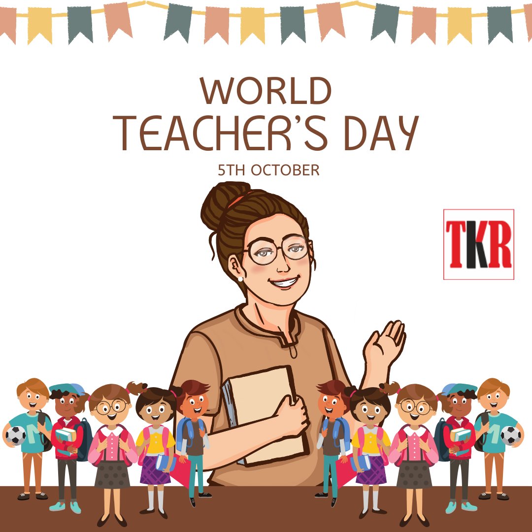 Happy World Teacher's Day 👨‍🏫

'They teach the future of the world.'
.
.
.
#happyworldteachersday #teachersday2023 #teachersday #teachergifts #teacher #students #school #knowledge #teachersdaygift #educationmagazine