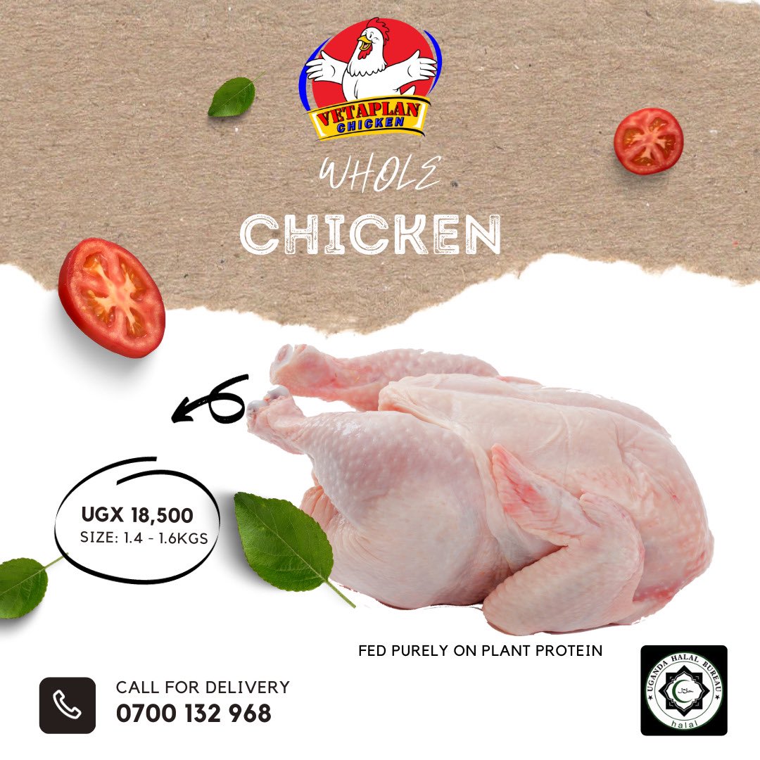 Get this tasty delicious and healthy chicken from @vetaplanchicken today at just 18500# and enjoy it with your family 😊
#VetaPlanChicken