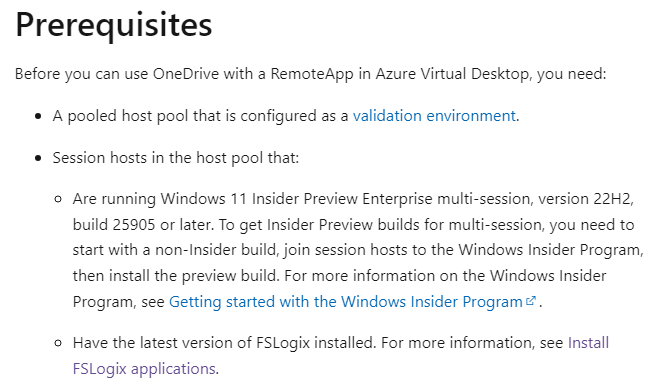 cstalhood's tweet photo. Use Microsoft OneDrive with a RemoteApp in Azure Virtual Desktop #AVD < requires Windows 11 Insider Preview Enterprise multi-session, version 22H2, build 25905 or later https://t.co/qMukH56K84 https://t.co/Dou12WP84l