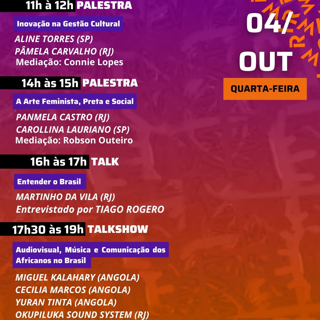 back2blackfest's tweet photo. PROGRAMAÇÃO COMPLETA do Back2Black no Rio Innovation Week 2023! 

#B2bnariw23 #back2black #riw23 #back2blackfestival #rioinnovationweek2023 https://t.co/PT6hd1Illd