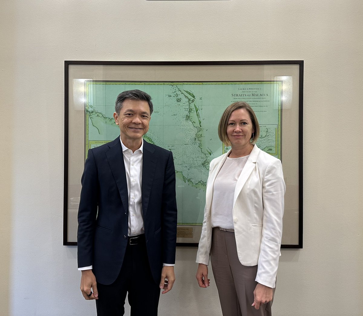 Had a great round of consultations in Singapore with DG Pong at the <a href="/MFAsg/">MFAsg</a> . Great like-mindedness on current challenges and the need to protect the international rules based order. 🇱🇻🤝🇸🇬