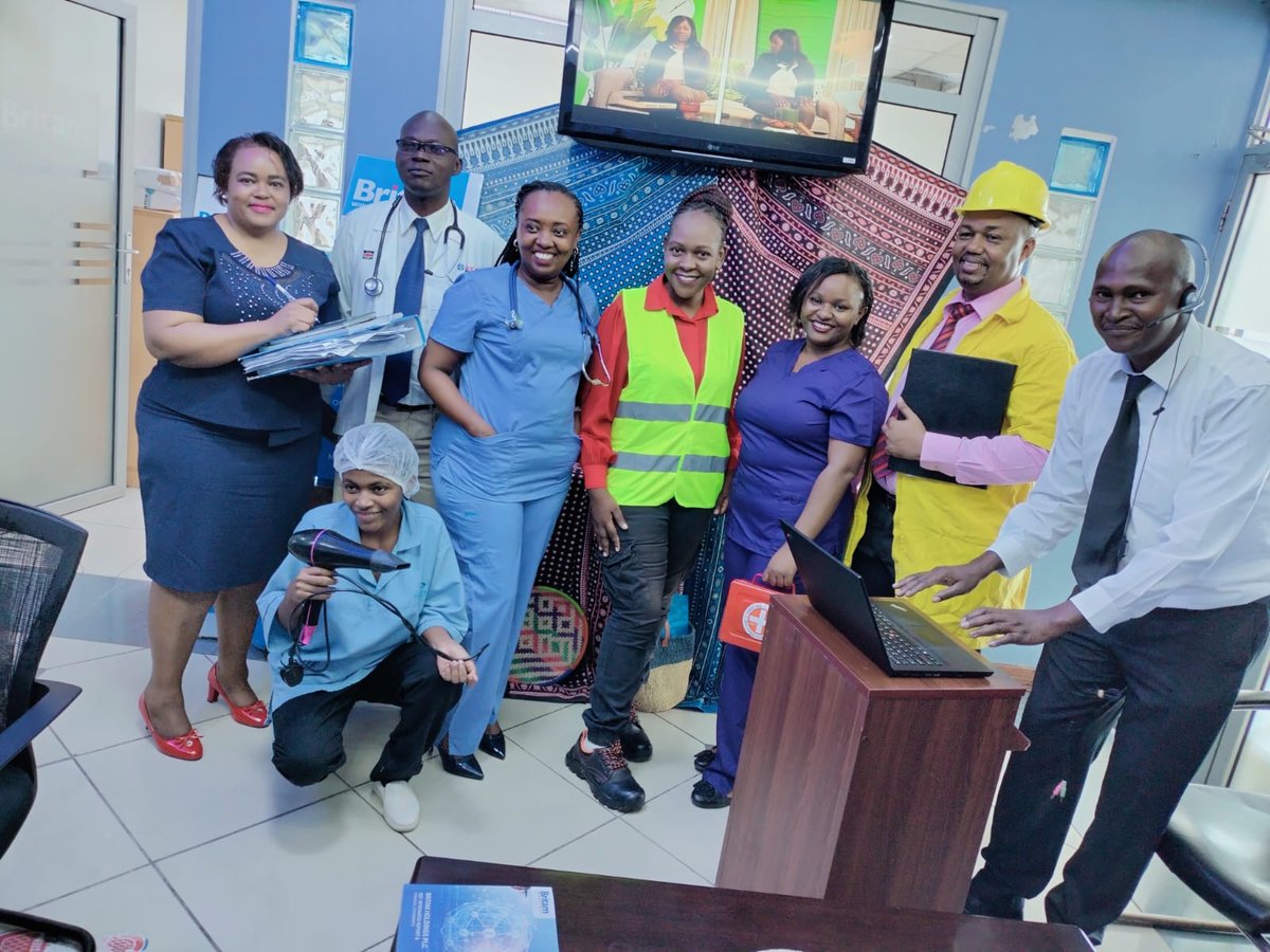 BritamEA's tweet photo. Day 2 of #CSWeek2023! 😍

As the leading education planning partner in the region, our goal is to ensure your children have the best possible careers in their future. Today, our dedicated staff members across Africa are celebrating the vast array of great and wonderful careers and occupations.

#CSWeek2023 #TeamService #YourDreamYourTeam #DrivingCXAgility @icx_kenya @tmgitogo @DQorir