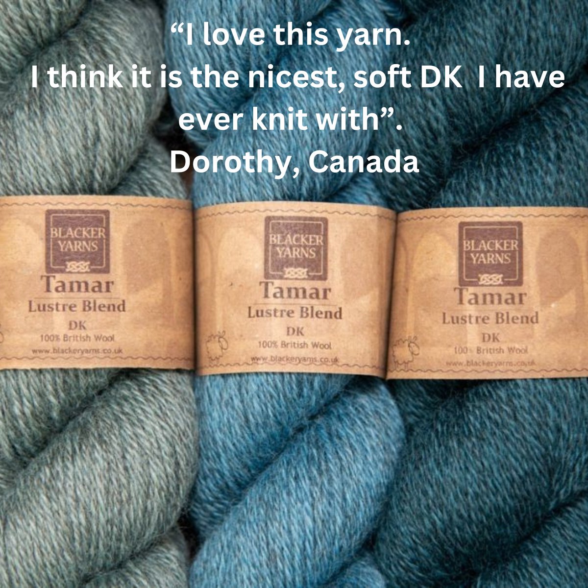 We have a range of DK weight knitting and crochet yarns including our Tamar collection. Take a look at our website to find out more: blackeryarns.co.uk/yarns-by-weigh…
#blackeryarns #doubleknitting #yarnshop #yarnloversofinstagram #yarns #britishmade