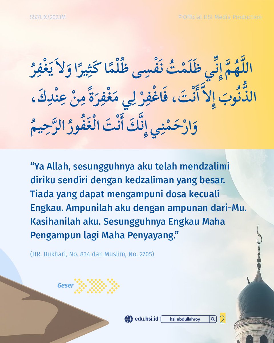 hsiabdullahroy's tweet image. Jangan tinggalkan doa ini di akhir shalatmu!