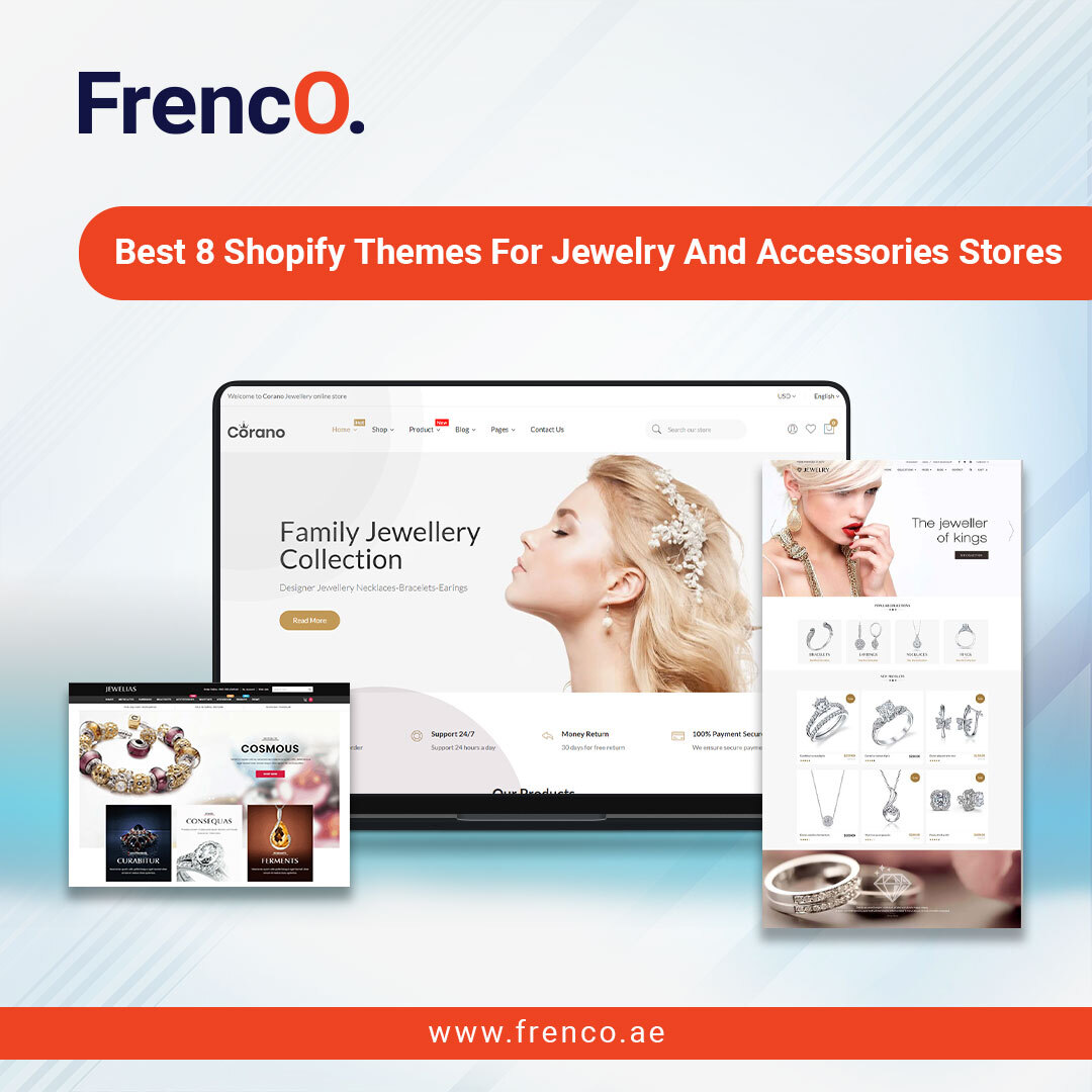 FrencoCROExpert's tweet image. Best 8 Shopify Themes For Jewelry And Accessories Stores

📞+971 52 104 2666
wa.link/093lcs
📧 info@frenco.ae
🌐 frenco.ae/shopify-themes…

Start Your Shopify Journey: shopify.pxf.io/21WZX7
#shopifyplusepxertsuae #shopifydevelopmentagency #shopifywebsitedeveloper