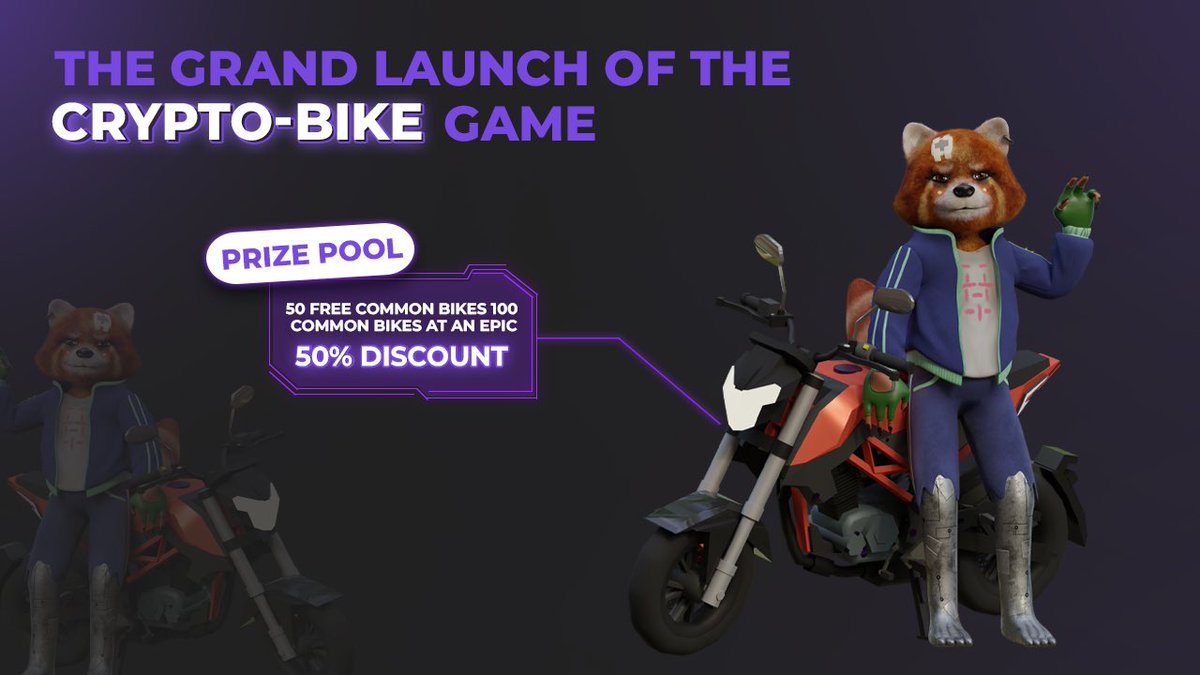 CRYPTO-BIKE NFT GAME tweet media