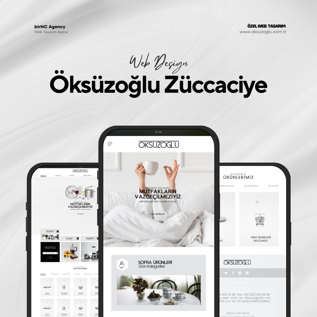 birnc's tweet photo. Öksüzoğlu Züccaciye Web Tasarım Projesi    
► https://t.co/dD3lYMDScw     

Modern, yeni nesil web sitesi projesi tamamlanmıştır.  #WebTasarım #birNC #WebDesign #Ui #Ux #UiDesign #UxDesign #Website #Web #Tekstil #GraphicDesign #WebsiteDesign #ÖksüzoğluZüccaciye #Züccaciye https://t.co/JFfrWmmmdf