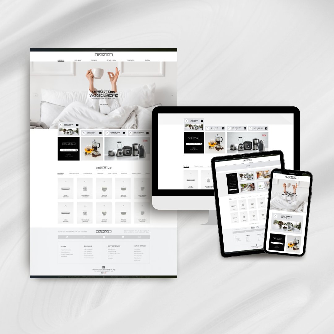 Öksüzoğlu Züccaciye Web Tasarım Projesi    
► oksuzoglu.com.tr     

Modern, yeni nesil web sitesi projesi tamamlanmıştır.  #WebTasarım #birNC #WebDesign #Ui #Ux #UiDesign #UxDesign #Website #Web #Tekstil #GraphicDesign #WebsiteDesign #ÖksüzoğluZüccaciye #Züccaciye