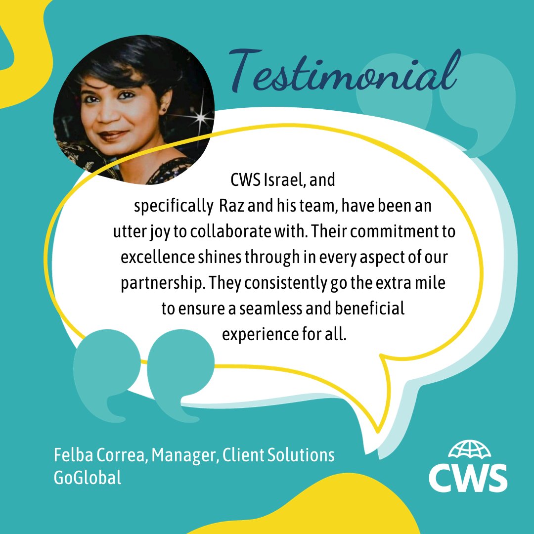 CWS Israel tweet media