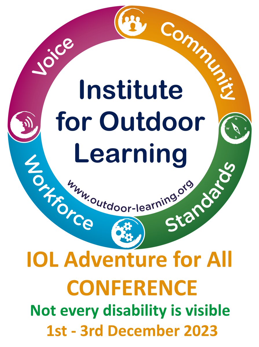 IOLOutdoorProfs's tweet image. IOL Adventure for All Conference 2023: Not every disability is visible. 4pm 1st - 12 noon 3rd Dec @AvonTyrrell 
The programme will be published later.
#outdoorlearning #adventureforall #adventureforallconference 
Book here: outdoor-learning.org/Courses-Events…