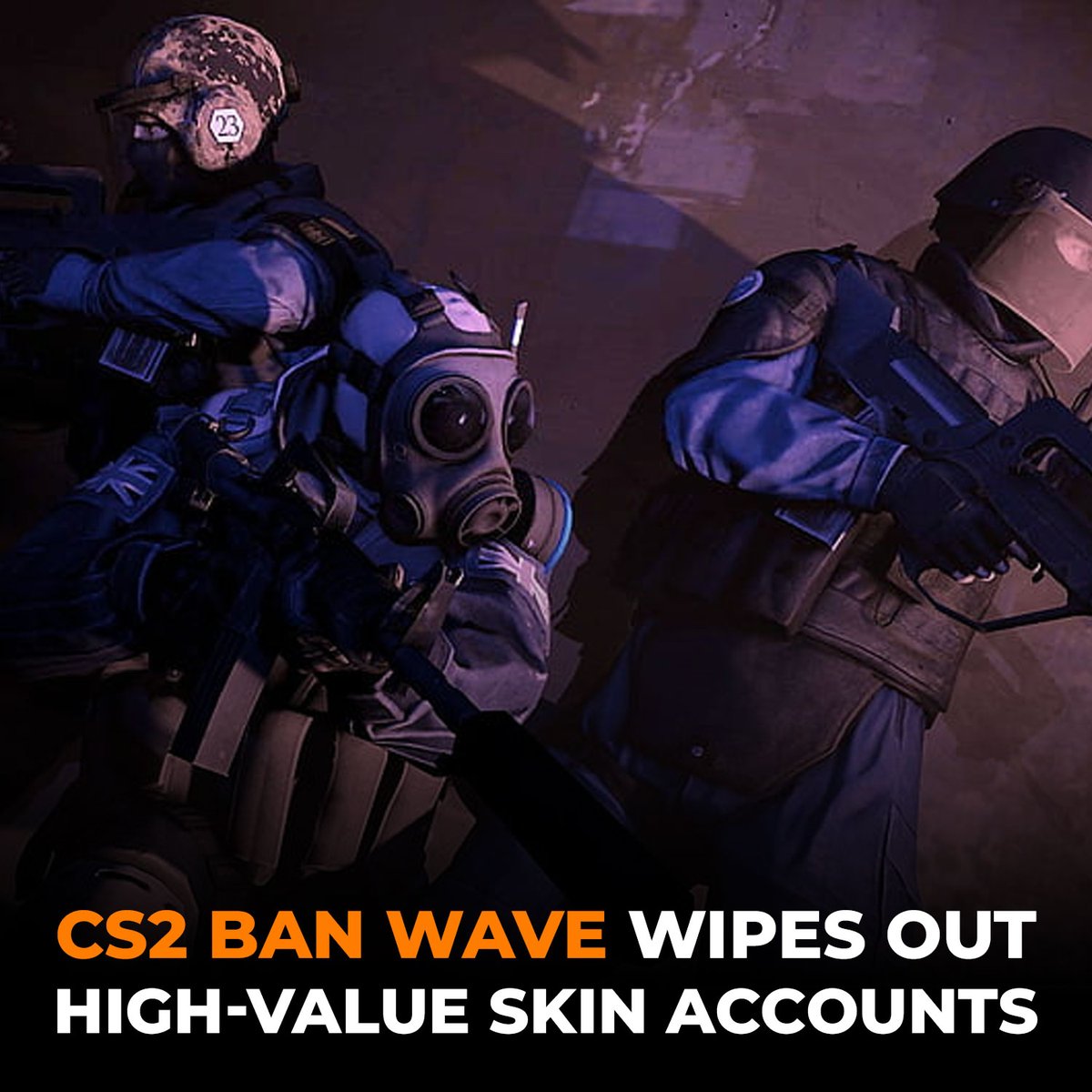 Counter-Strike 2 Intel (@cs2intel) on Twitter photo Ruthless Counter-Strike 2 ban wave has nuked accounts with skins worth thousands.
Read more 🔗: videogamer.com/news/cs2-ban-w… Ruthless Counter-Strike 2 ban wave has nuked accounts with skins worth thousands.
Read more 🔗: videogamer.com/news/cs2-ban-w…