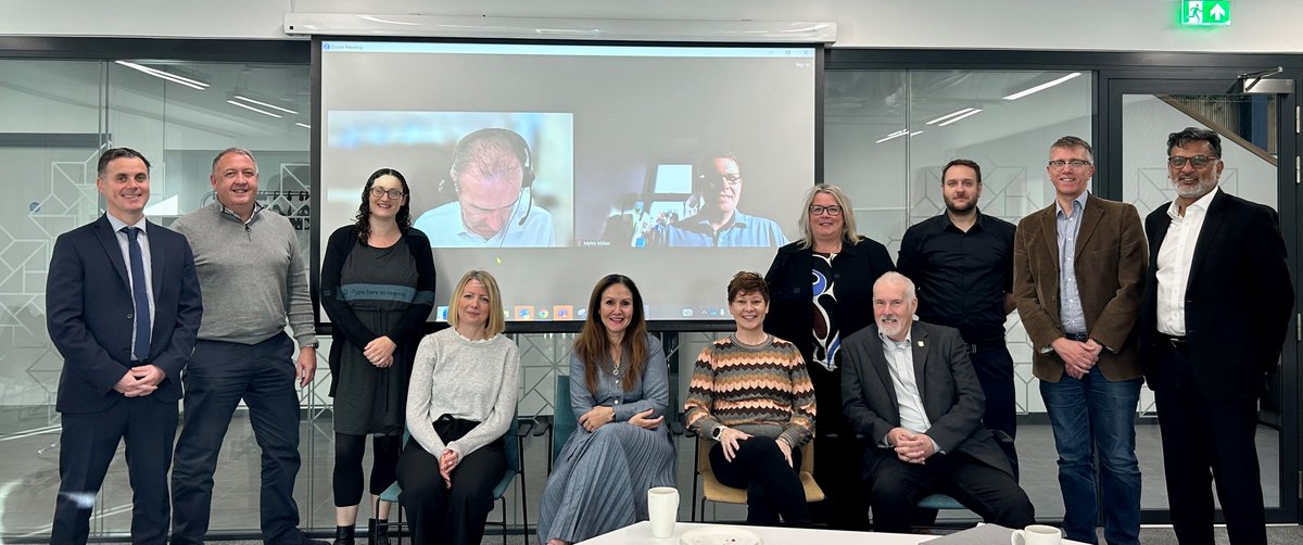 We had a productive in person CIC Scotland Meeting this morning, thank you to everyone who joined us and to <a href="/HeriotWattUni/">Heriot-Watt University</a> for kindly hosting us in their Robotarium. #builtenvironmentprofessionstogether #collaboration #constructionindustry #bettertogether