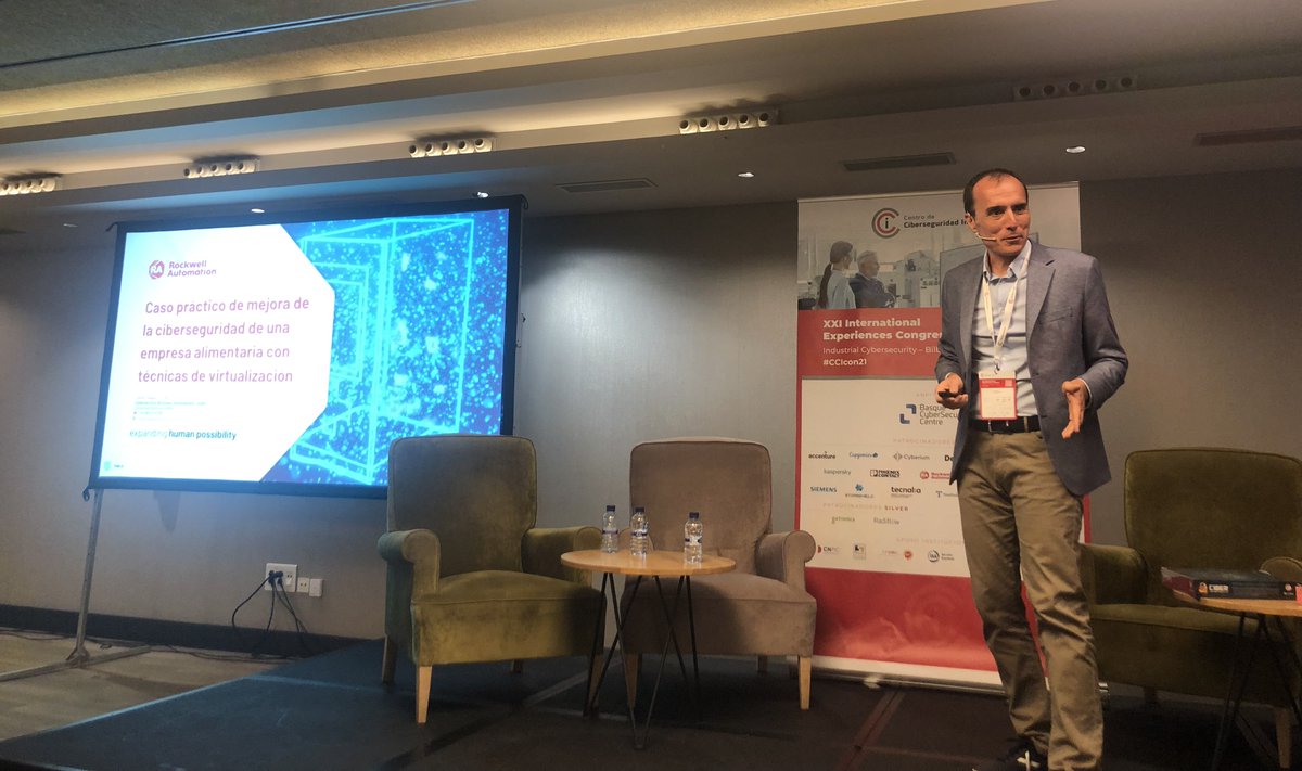 info_CCI's tweet photo. Gracias a César Delgado de @ROKAutomationES conocemos un caso práctico muy interesante de mejora de la ciberseguridad de una empresa alimentaria con técnicas de virtualización, hoy en #CCIcon21

#SCADA #ICS #Cybersecurity #OTsec 

https://t.co/mYmyUkkNKP https://t.co/xYcavNMKKs