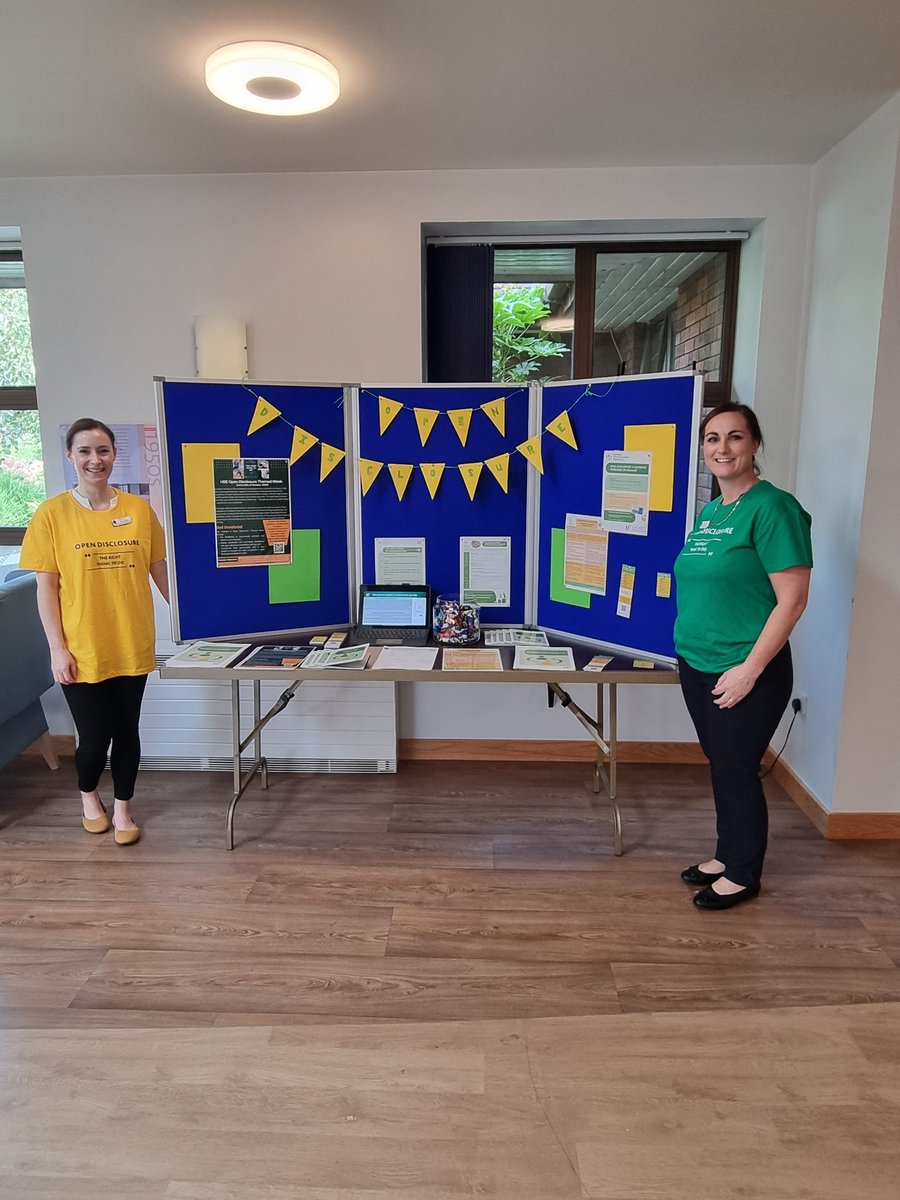 Libby McGrane (@libbymcgrane) on Twitter photo To mark #OpenDisclosureWeek2023, the QPS team <a href="/ourladyshospice/">Our Lady's Hospice & Care Services</a> is hosting information stands across our Harold's Cross, Blackrock & Wicklow sites.
Open Disclosure - 'It's the right thing to do' <a href="/AngelaTysall/">Angela Tysall</a> <a href="/maryflanagan11/">mary flanagan</a> <a href="/GerTracey/">Ger Tracey</a> @stephen_palcare <a href="/sweimer83/">Stefan Weimer</a> <a href="/LisaMMurphy82/">Lisa-Marie Murphy</a> To mark #OpenDisclosureWeek2023, the QPS team <a href="/ourladyshospice/">Our Lady's Hospice & Care Services</a> is hosting information stands across our Harold's Cross, Blackrock & Wicklow sites.
Open Disclosure - 'It's the right thing to do' <a href="/AngelaTysall/">Angela Tysall</a> <a href="/maryflanagan11/">mary flanagan</a> <a href="/GerTracey/">Ger Tracey</a> @stephen_palcare <a href="/sweimer83/">Stefan Weimer</a> <a href="/LisaMMurphy82/">Lisa-Marie Murphy</a>