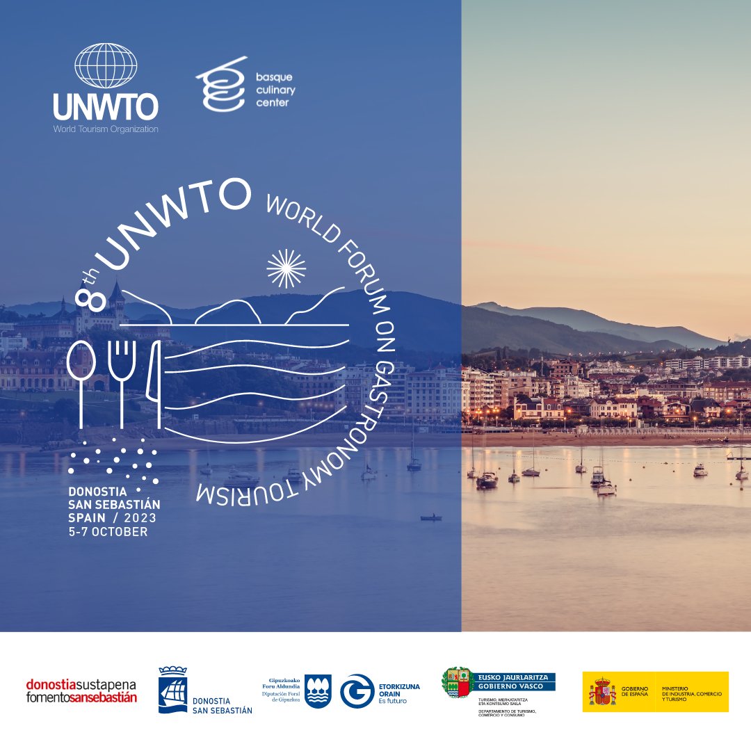 bculinary's tweet photo. 🌍¡YA LLEGA! El #FMTG volverá a las raíces para centrarse en cómo el #turismogastronomico puede 
🌱fomentar el desarrollo rural
🫰generar resiliencia económica  
🤲preservar el patrimonio cultural y gastronómico
¡SÍGUELO #ONLINE! 
📅5-6 OCT
➡️https://t.co/Alc8LmXwZY
#WFGT2023 https://t.co/Ext3mkZlLB