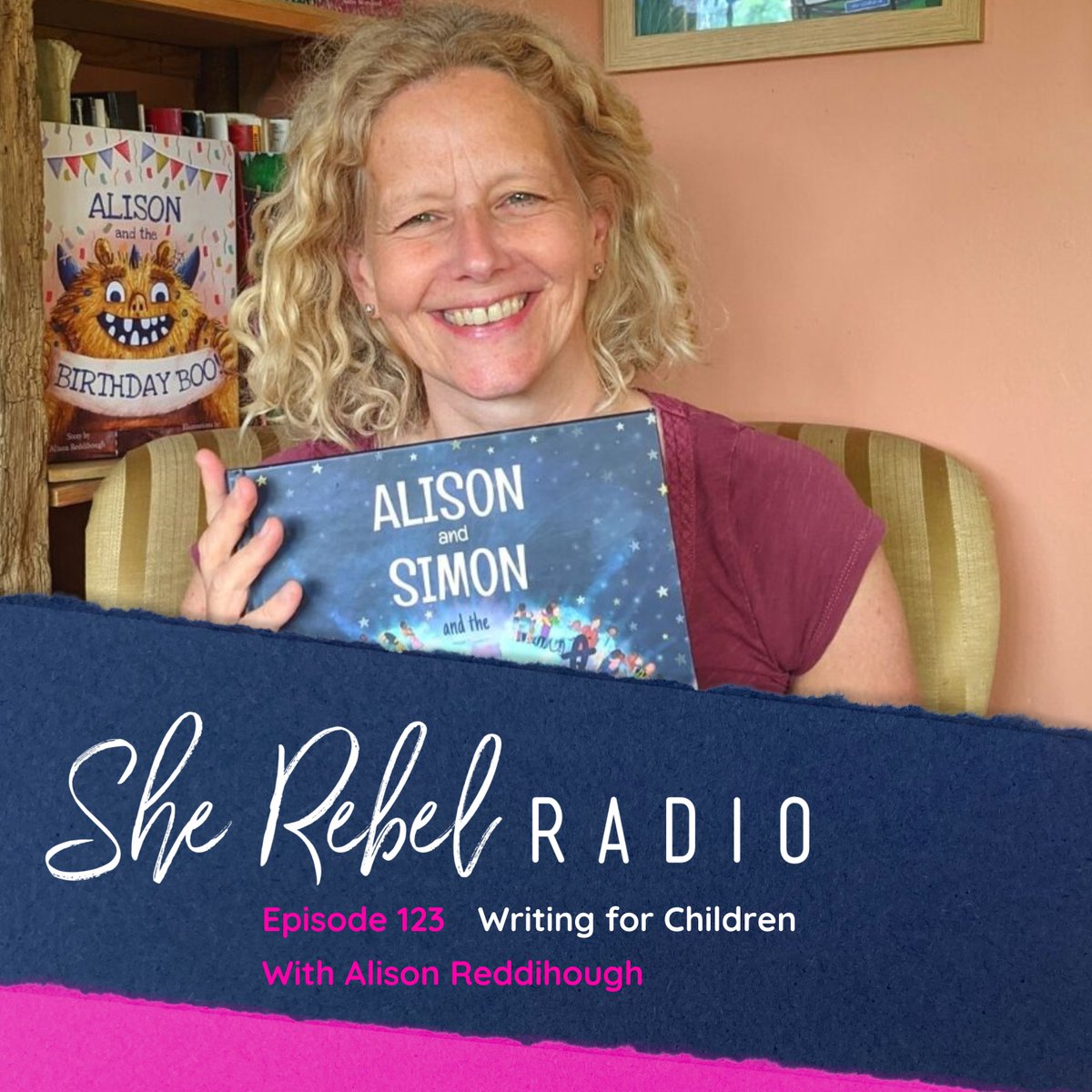 #sherebelradio returned last week for our 8th series, 4th birthday, and 123rd episode with our guest Alison Reddihough <a href="/TickledMoon/">TickledMoon</a> 

Listen here : sherebelradio.libsyn.com/writing-for-ch…

#ukpodcast #femaleauthors #newseries