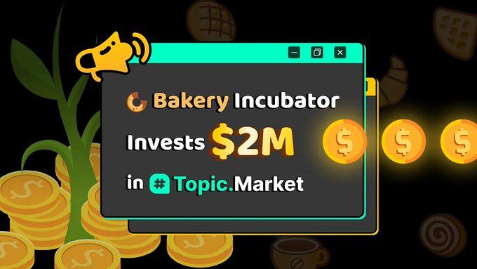 bangbangying's tweet photo. #TopicMarket, a #SocialFi platform for trading hot topics. Backed by @bakery_swap and now in Beta.
5 Access Codes Giveaway for participating at the lowest price and future benefits
To participate:
Follow @TopicMarket & @bakery_swap
Like & RT & tag 3 friends https://t.co/e5tMVCPwMj