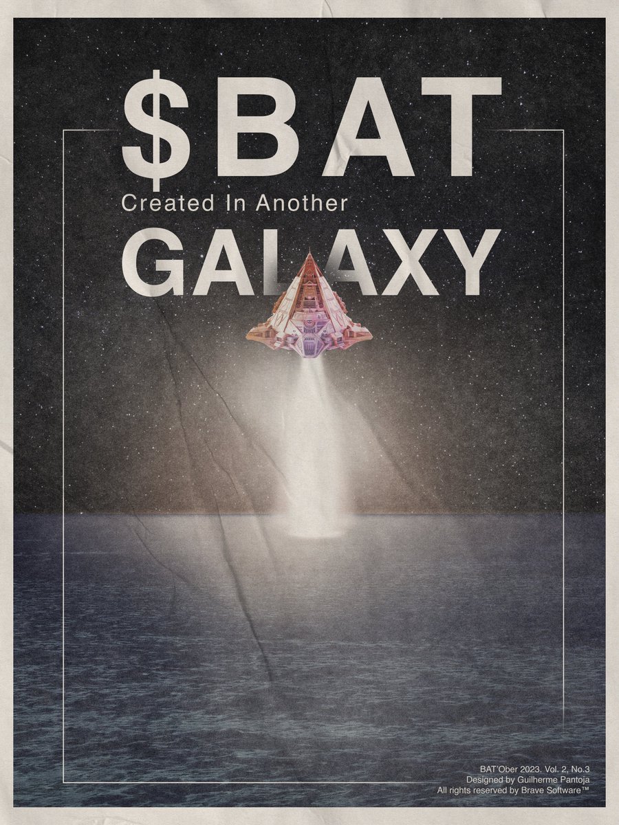 $BAT'ober, 2023 VOL.2 No.3 Today's prompt, Galaxy. Hope you're enjoying this collection as much as I enjoy making them! @lukemulks @BrendanEich @taxninja