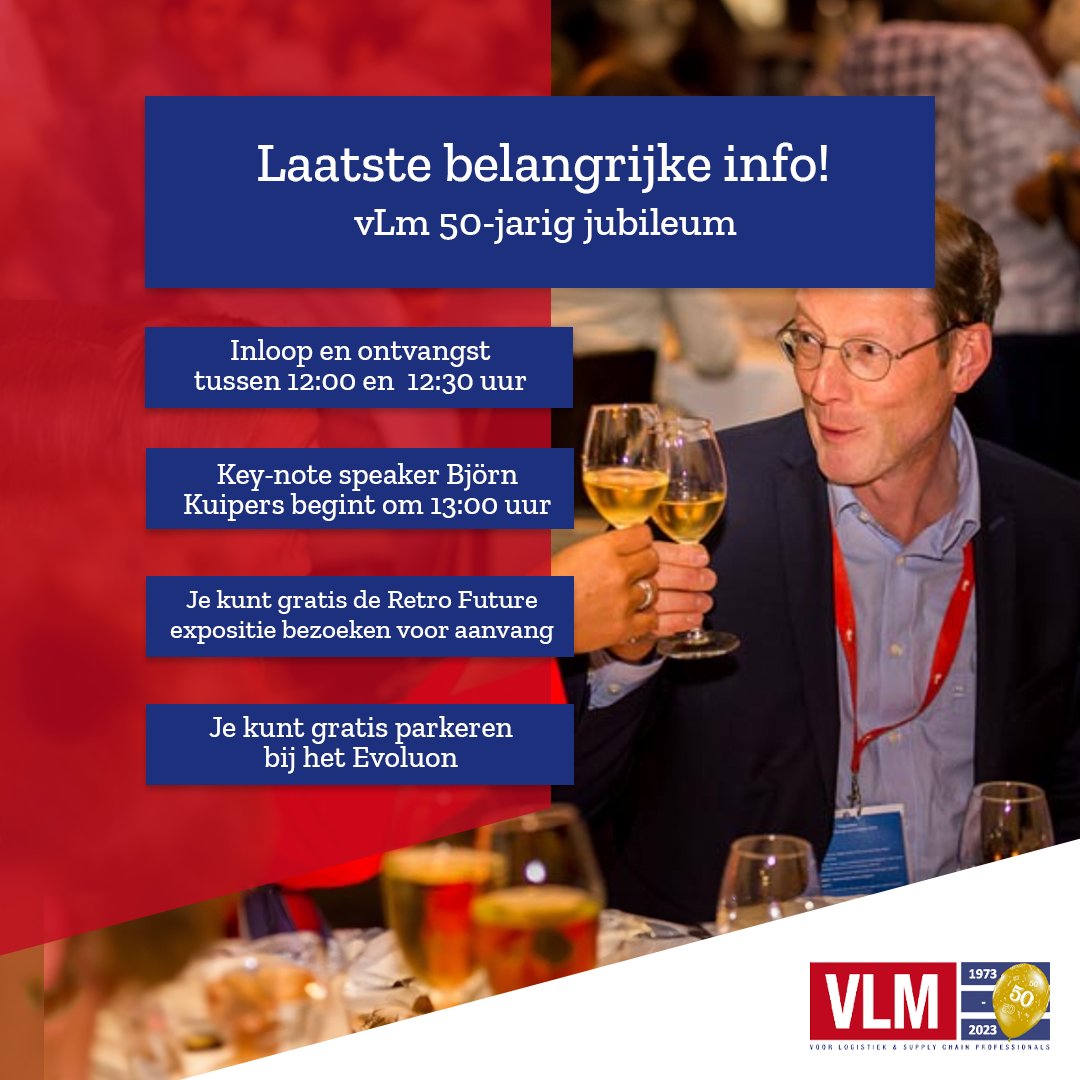 𝗛𝗲𝘁 𝗶𝘀 𝗯𝗶𝗷𝗻𝗮 𝘇𝗼𝘃𝗲𝗿... Donderdag gaan we samen met alle (oud) vLm'ers mooie herinneringen ophalen, met een knipoog naar de toekomst. 🙌 

→ Ben jij erbij? De laatste belangrijke informatie zit in je mailbox! 📨