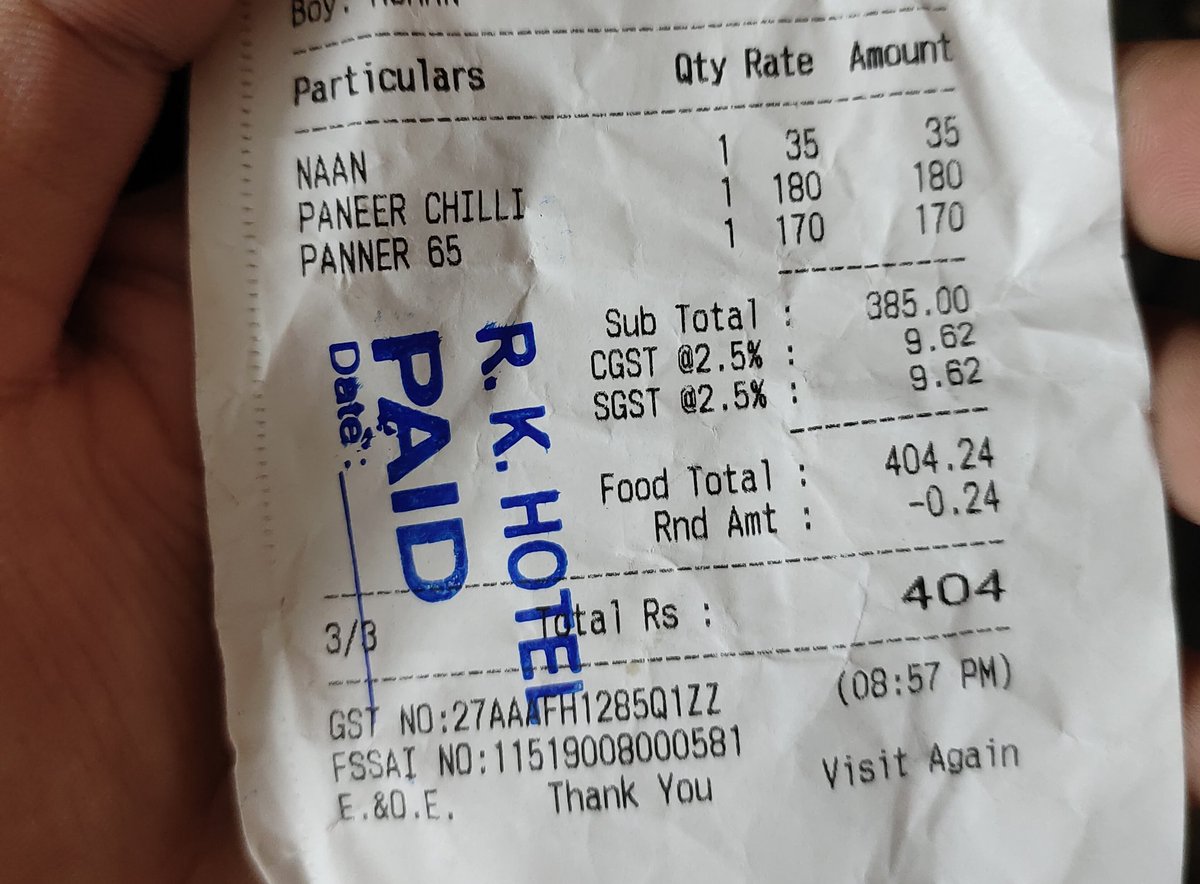 Waiter: Sir, here's your bill.
Me: ....
Waiter: ....
Waiter: Sir why are you crying?
Me: Nothing Sir, just apparently I'm hoping to get 2XX but life always hands me 4XX. 
(He made me pay 500 for this, I don't know if I should be happy or sad about this)