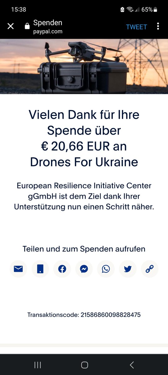 Noch eine kleine Unterstützung🇺🇦💪