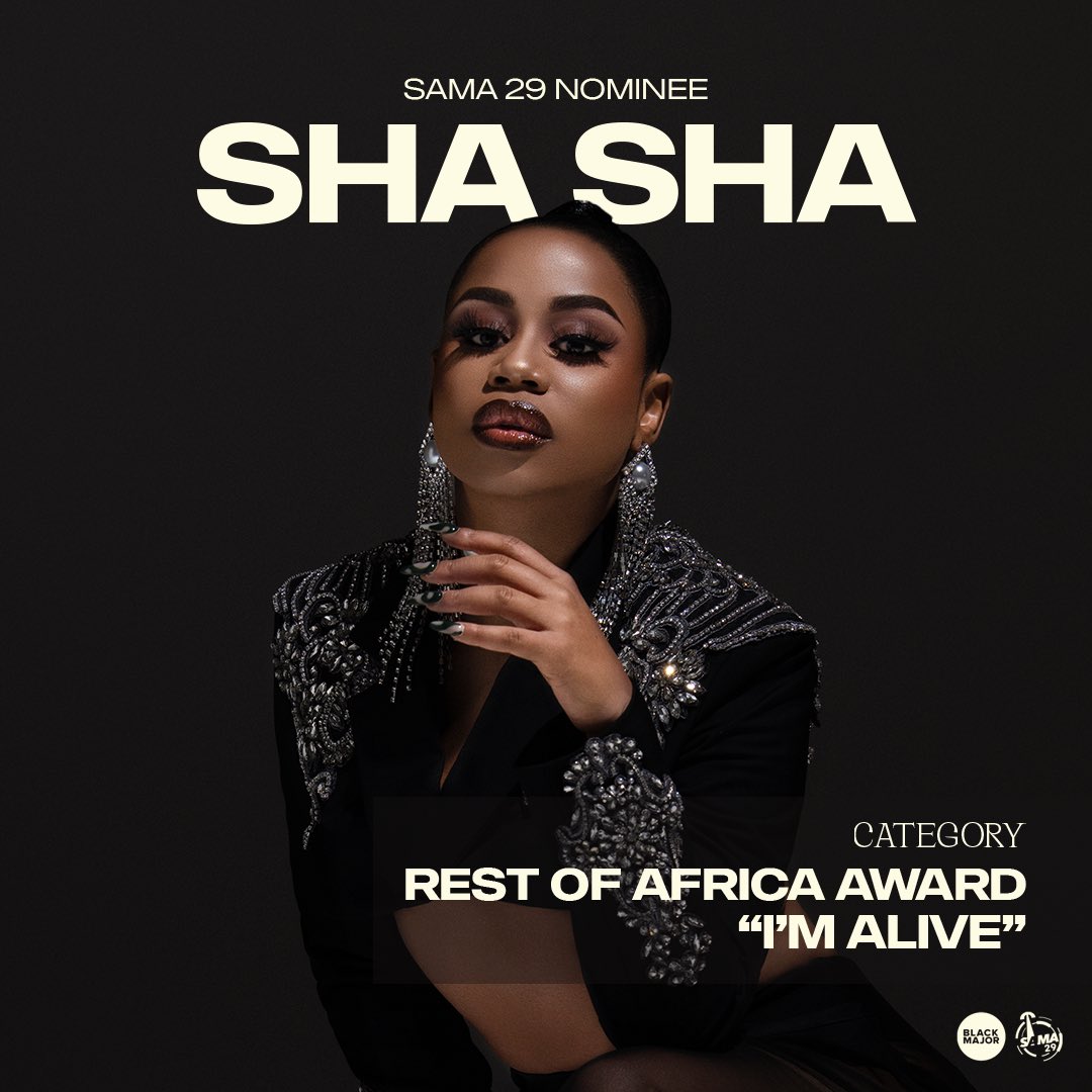 BlackMajorSA's tweet photo. Exciting news today as two of our artists - @ShaShaOfficial_ and @RealDJLag are officially announced as @thesamas_ nominees! A true testament to the excellence of these two incredible albums πΆπ #thesamas https://t.co/7PNVej6JYB