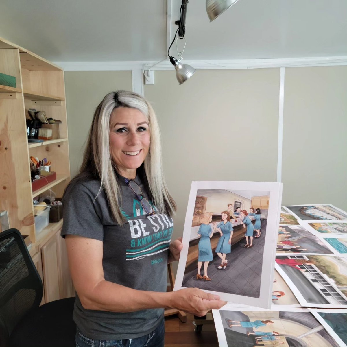 KCmonkeybug's tweet image. Congratulations to Lyn Meredith for winning a Moonbeam medal for her extraordinary illustrations in GRACIE AND THE RADAR GIRLS.