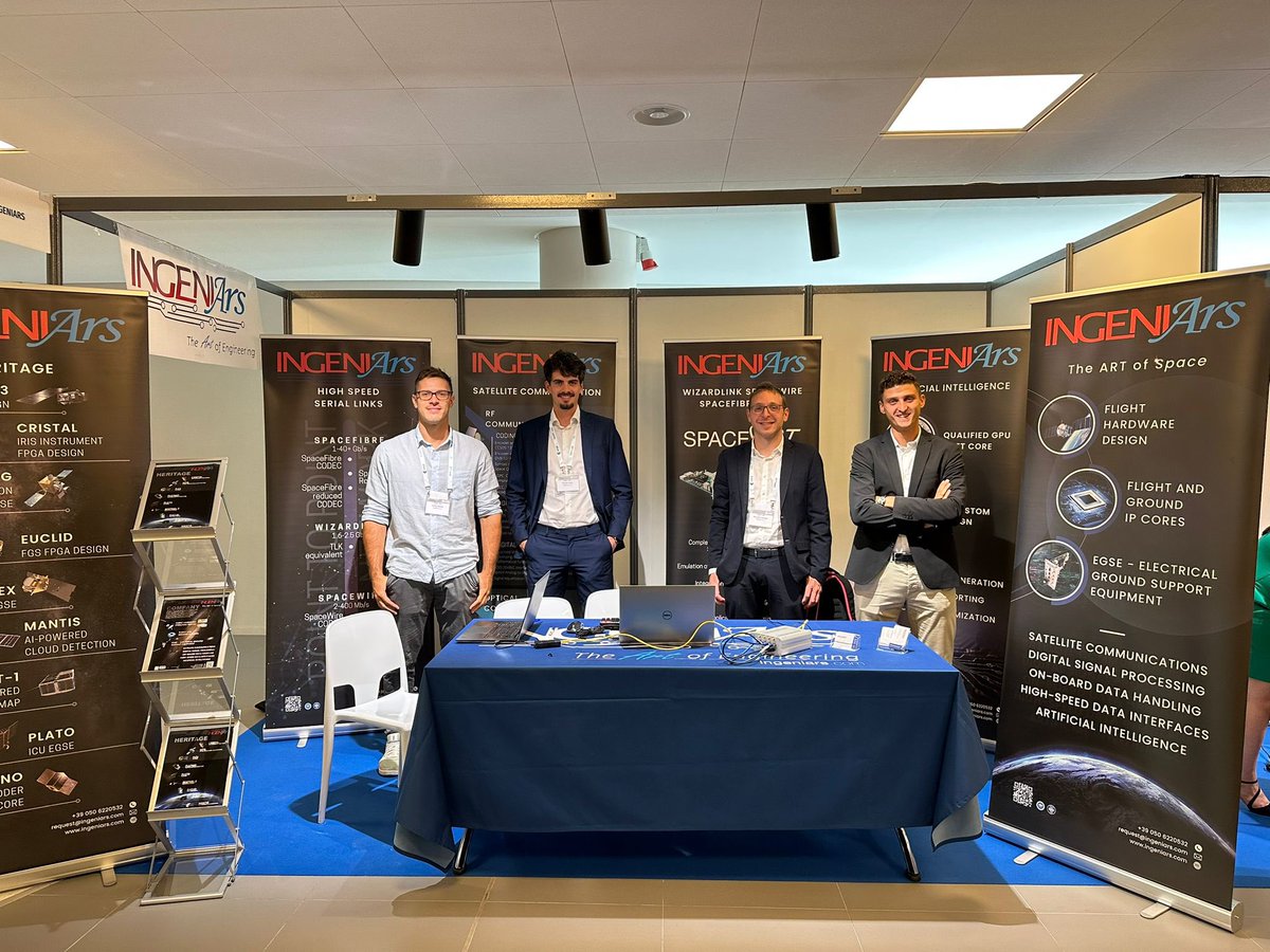 #EDHPC 2023
IngeniArs’crew joining these days the European Data Handling &amp; Data Processing Conference held by European Space Agency - ESA in Juan-Les-Pins (France) till October 6th. 

📍Booth 01 

Come find us!