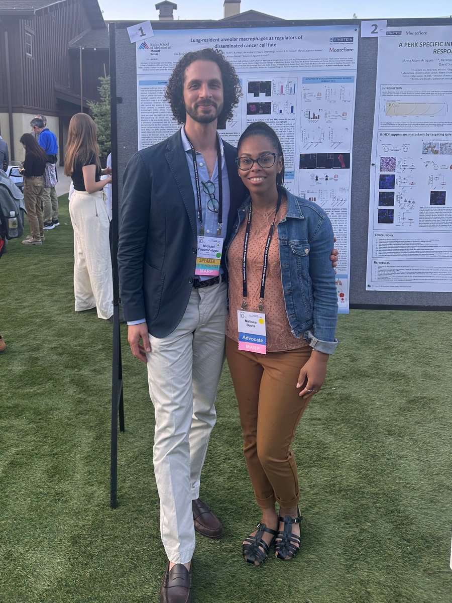 Today’s MARP pair spotlight is researcher Michael Papanicolaou @micpapanicolaou from @CDTMI_Einstein and advocate Melissa Davis. #BCAM Read their blog post here! theresasresearch.org/marp/2023/10/2…