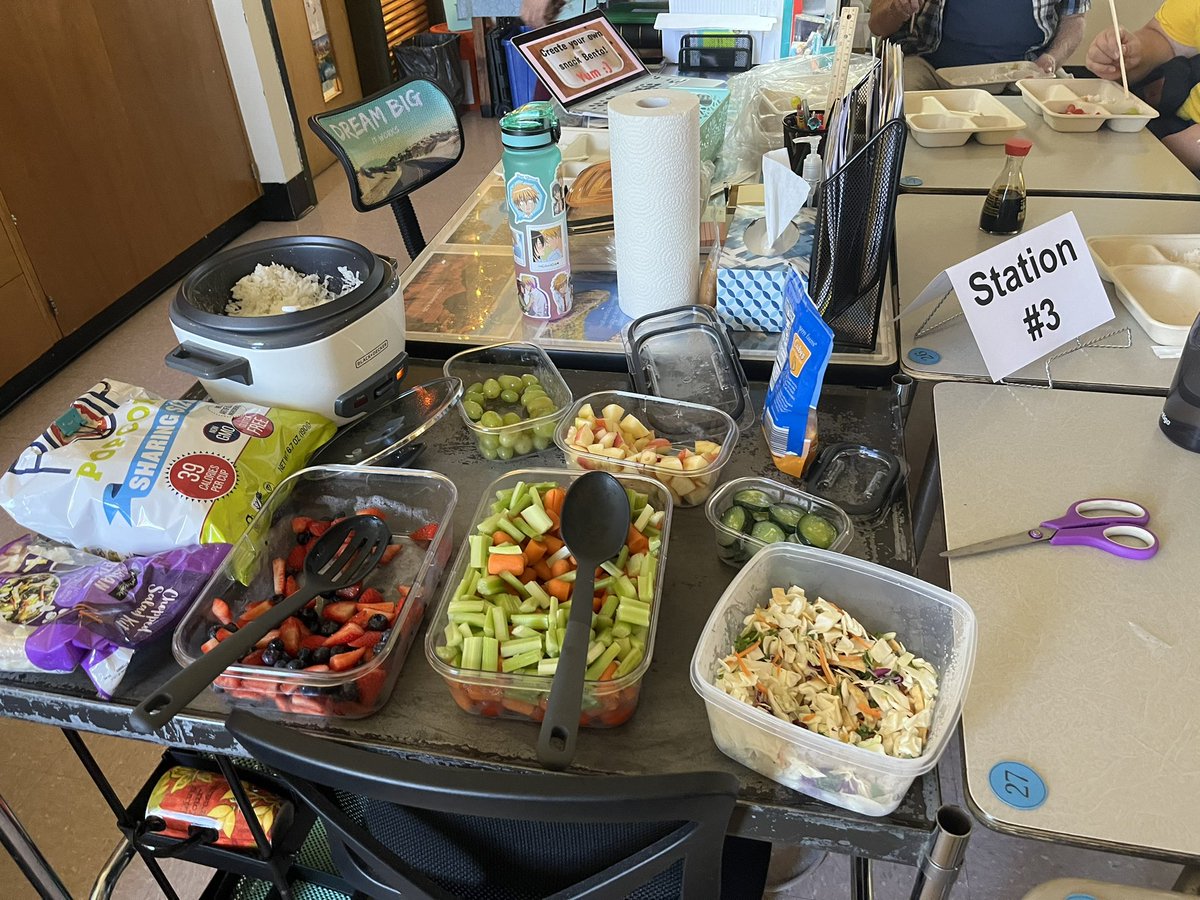 Ms. Troutman’s Young Adult lit class explored Manga today in stations, investigating the genre in its themes, motifs, and artistic expressions…all while enjoying a bento box buffet! <a href="/BethlehemAreaSD/">BASD</a> <a href="/basdjacksilva/">Jack Silva</a> <a href="/BASDLiteracy4Me/">Kim Harper</a> <a href="/BASDLitCoaches/">BASDLiteracyCoaches</a> <a href="/BASDMsSage/">Ms. Sage-FHS</a>