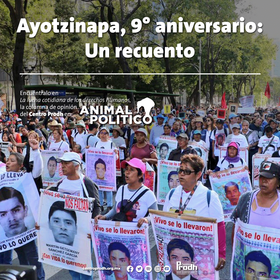 #Ayotzinapa es todavía una herida abierta, sin que la verdad y la justicia sean plenas. El 9o. aniversario del caso dejó tras de sí mucha información. Intentamos aquí destacar lo más relevante. 👉animalpolitico.com/analisis/organ…
