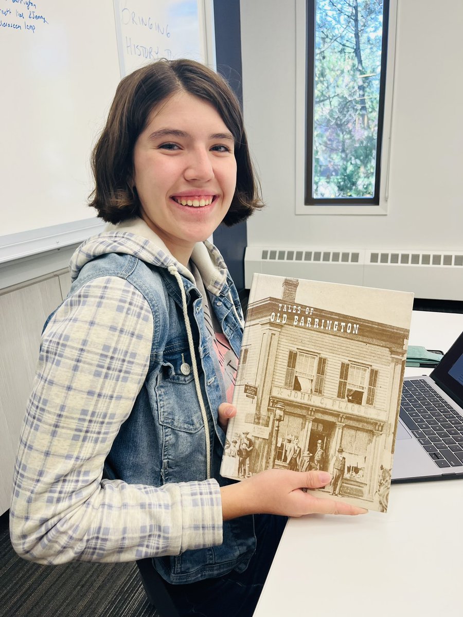 We are having a great day researching local history with Barrington experts at the <a href="/balibrary/">Barrington Area Library</a> ! Our students  are researching local historical figures that they will role play at the Oct. 21 Event “Barrington: A Blast to Our Past.” 11am-3pm at BAL. More to come! <a href="/BarringtonHS220/">Barrington High School</a>