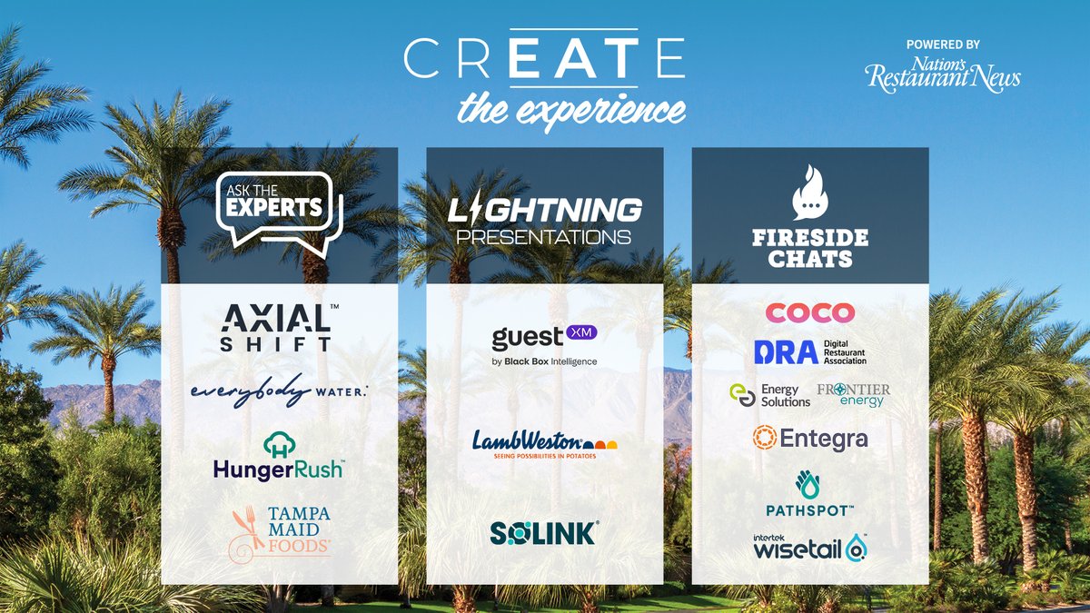 Our festival-style programming featuring Ask the Experts, Lightning Keynotes, and Fireside Chats, starts at 10:30 am today.  These sessions are designed to provide you with the key takeaways you need to move your business forward. #CREATEtogether #CREATE23 #palmsprings