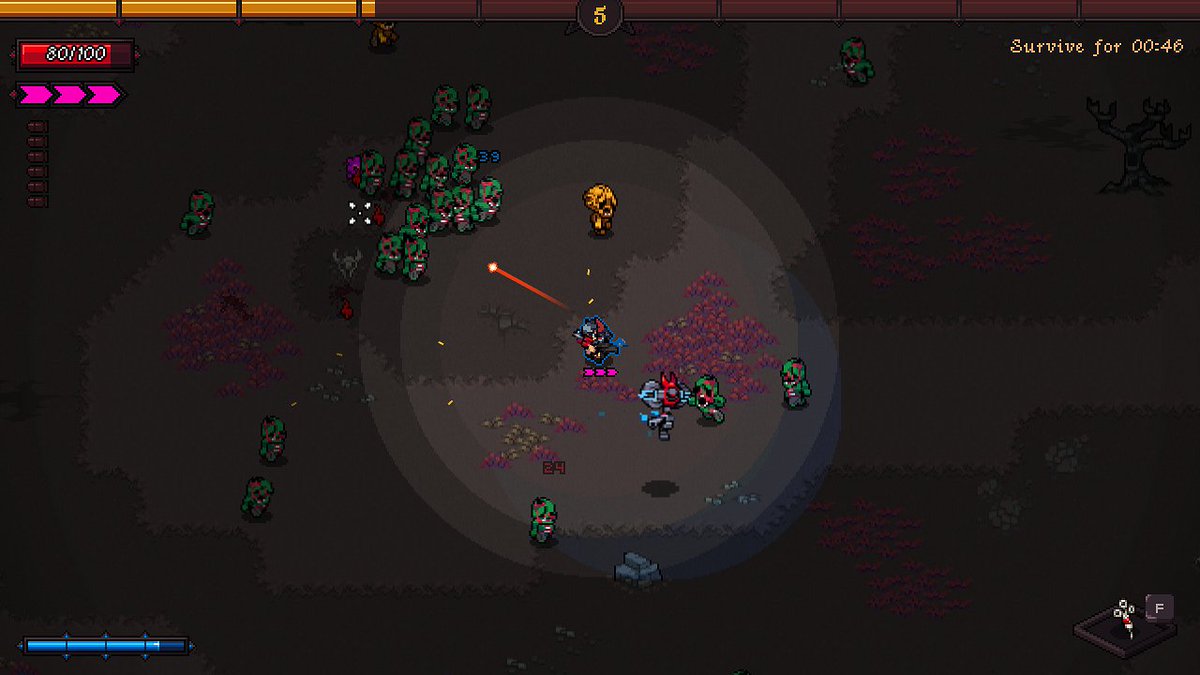 thirdspiritdev's tweet image. Plenty of upgrades to choose from in Letifer! 
Here's "Guiding Light". It gives you a big damage boost when you keep within your drone's searchlight. Fourth "Epic level" also boosts your defence!
#gamedev #indiedev #gamedevelopment #videogames #videogame #indiegame