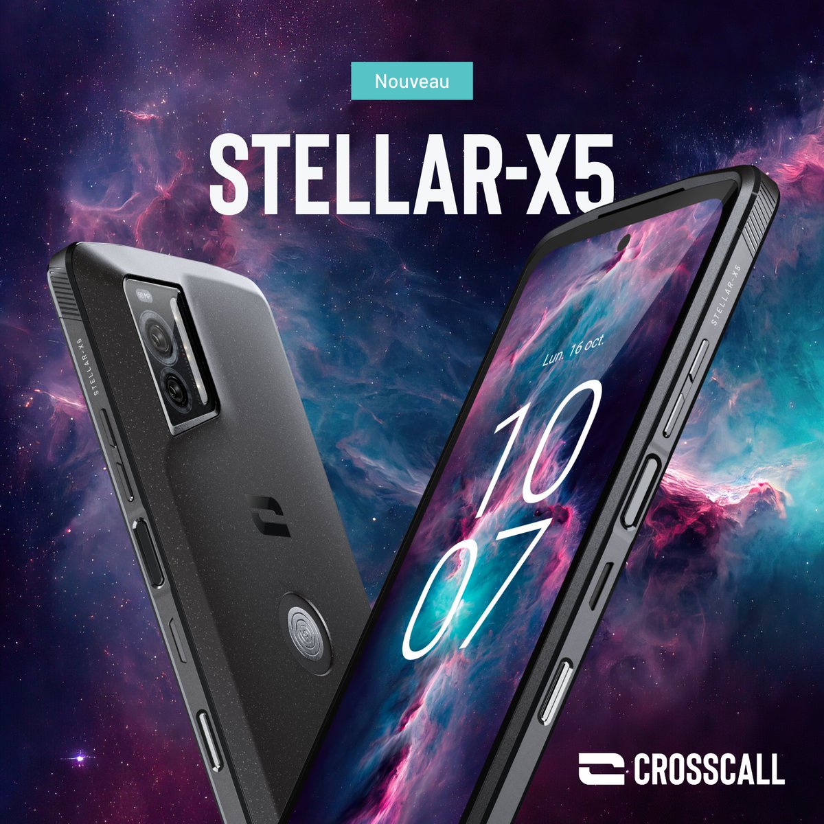 Le STELLAR-X5 sera disponible dès le 6 octobre sur crosscall.com au prix de 899,90€ TTC ainsi que chez les opérateurs et revendeurs habituels. Pour bénéficier de nos offres exclusives, pensez à vous inscrire au programme Crosscall UP : crosscall.com/fr_FR/crosscal…