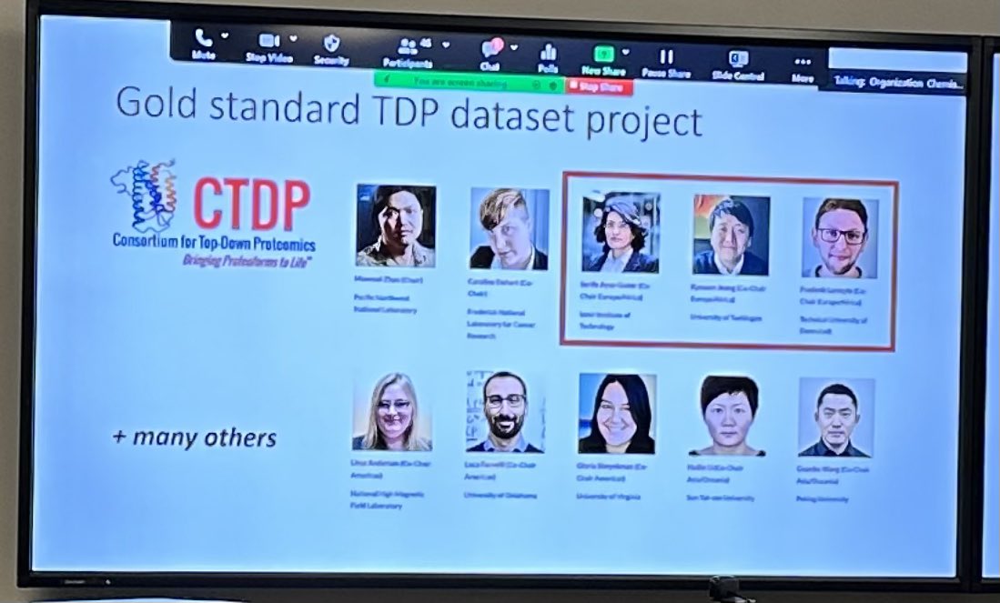 yingge2121's tweet photo. 2nd international Top-down proteomics symposium started today in Chicago with the exciting early career researchers session!  Thanks to @TopDownProteome #ECR committee @JeongKyowon @MoweiZ @Lissaandersson Luca, Gloria, Huilin, Serife, Guanbo, Caroline and &amp;Frederik! Great job! 👍 https://t.co/JZYFdz14QZ