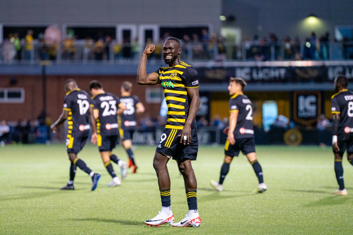 RiverhoundsSC's tweet photo. More award-winning performances! 👏 

Congratulations to @DikwaAlbert for being named to the @USLChampionship Team of the Week, and @_rovi for being named to the bench! 

✍️ https://t.co/tCRXnW61qK https://t.co/NKMDEwvIOJ
