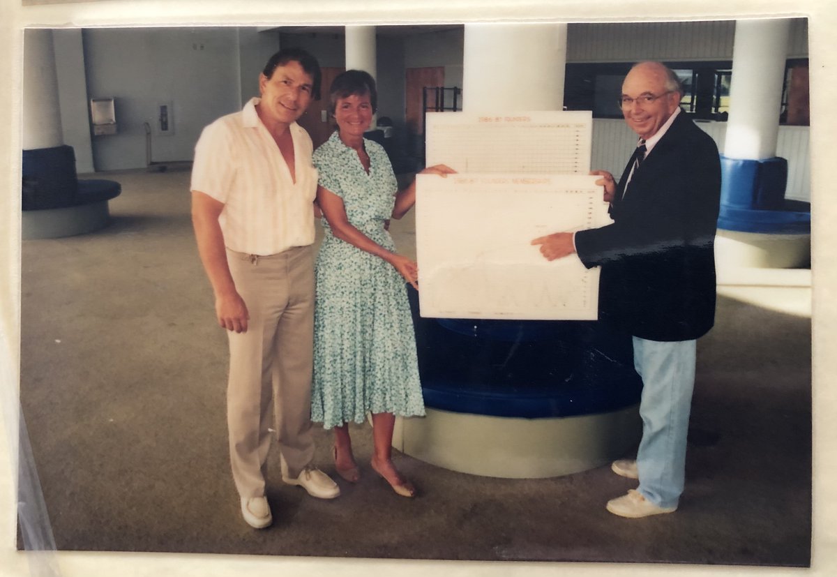 #TWTuesdays
The inside lobby of the Tennessee Williams Theatre in 1986.
Do you remember what shows were here then?
Pictured (L to R): Joe Liszka, Helga Bazo, John Church

#tennesseewilliamstheatre #keywest #founderssociety