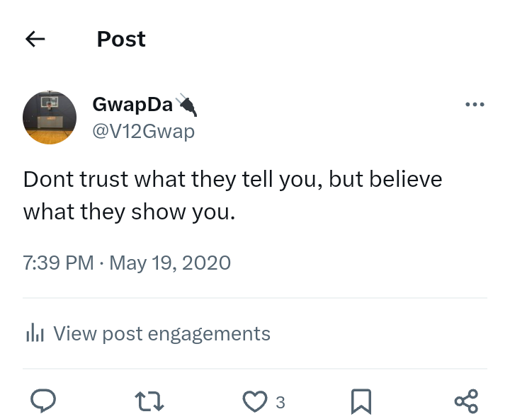 V12Gwap's tweet photo. @elonmusk I guess my post aged well. 👀

Poor person. Lol https://t.co/9UXffujOqh