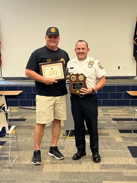 The Training Bureau would like to congratulate Police Officer John Weber on his 20 yrs of service to the Department.  Officer Weber is currently assigned to our Reality Based Training Section at the Police Academy.