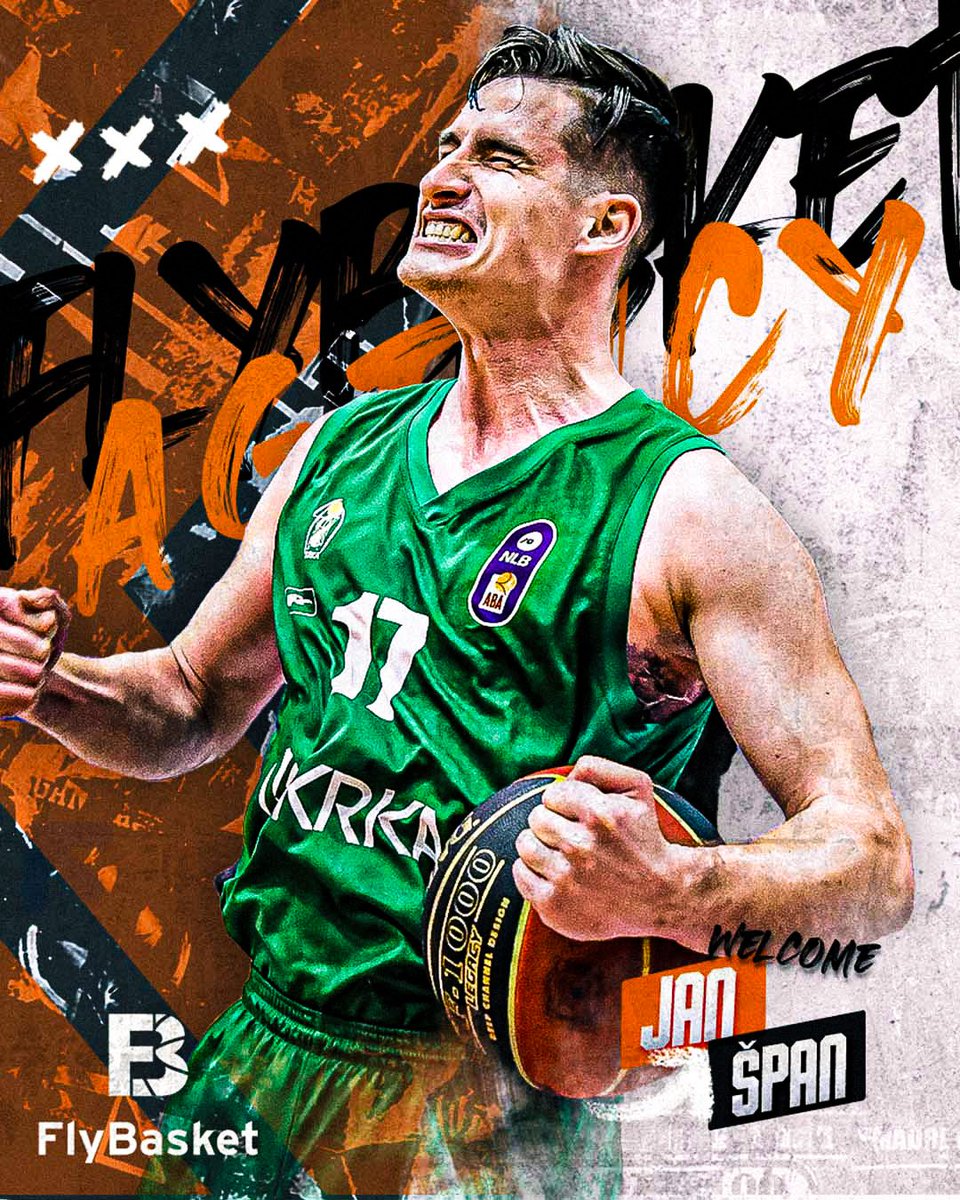Welcome to the #FlyBasket team, Jan Špan! The <a href="/bckrka/">KK Krka Novo mesto</a> guard who helped them get back to the <a href="/ABA_League/">AdmiralBet ABA League</a> is now a member of the FlyBasket agency! 🔥🔥🔥