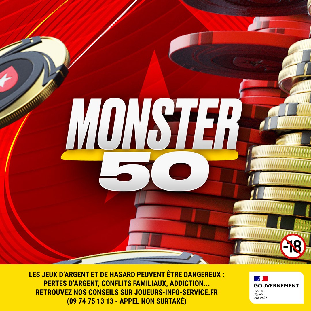 Bennyestud's tweet photo. 🔞
🔔 21h20
📅 Ce mardi avec @Yuestud
➡️Day 3️⃣ du #monster50 et un joli Lens-Arsenal !
📺Sur #twitch de @PokerStarsFR https://t.co/myu8gArPaw 

Sur le Monster50 ils ne sont plus que 18 dont 4 🇫🇷 !

#poker #pokerstars #pasdecomptebancairealenversacausedupoker #aunordcestlescorons https://t.co/PpPwt34OdY