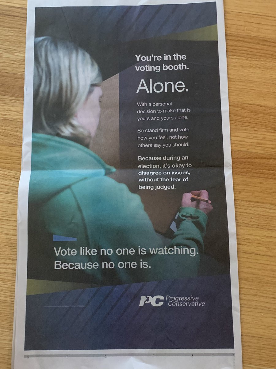 DoubleEmMartin's tweet image. “nobody has to know you voted for us, it can be our little secret” is an absolutely incredible campaign message