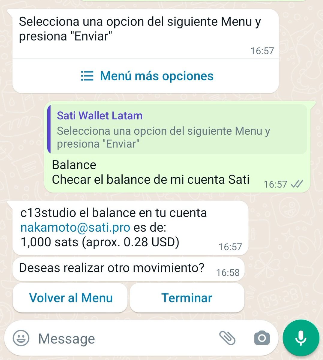 c13studio's tweet image. Recibido!
Pueden seguir mandando todo el $BTC que quieran a nakamoto@sati.pro
🔥❤️