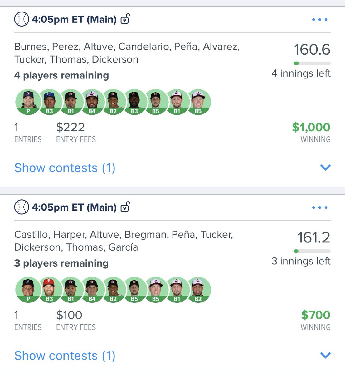 fd_guru's tweet photo. Giving away a MLB Playoff Membership in the next hour before I post my content!

RETWEET to have a chance at winning

We have had some crazy hits this season, looking for more screenshots in the playoffs! 🫡 https://t.co/FCTOkhgWib