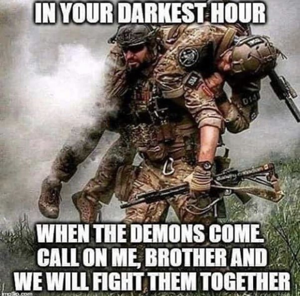 Thank you! Some of the most sincere and honest Patriots fighting to free the world! God Bless All our Brothers and Sisters on the field! ~DREAM 💜